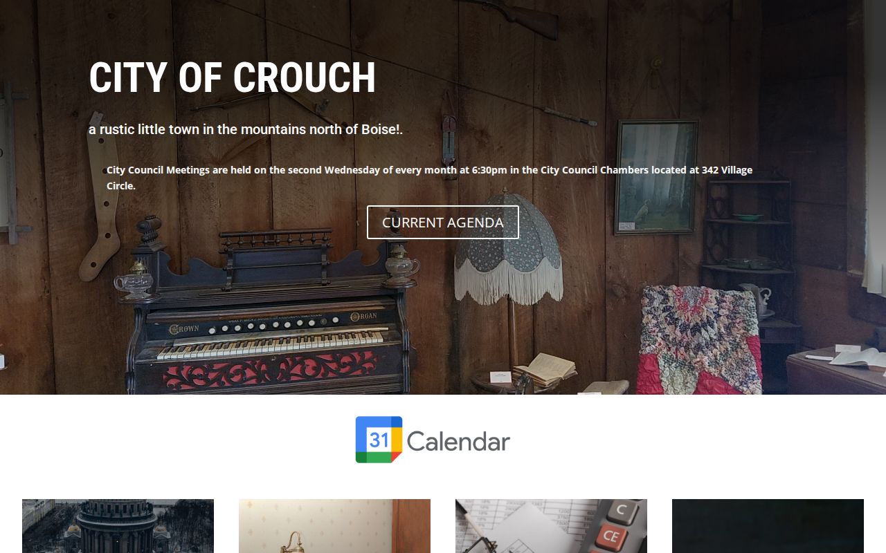 Official City of Crouch government website